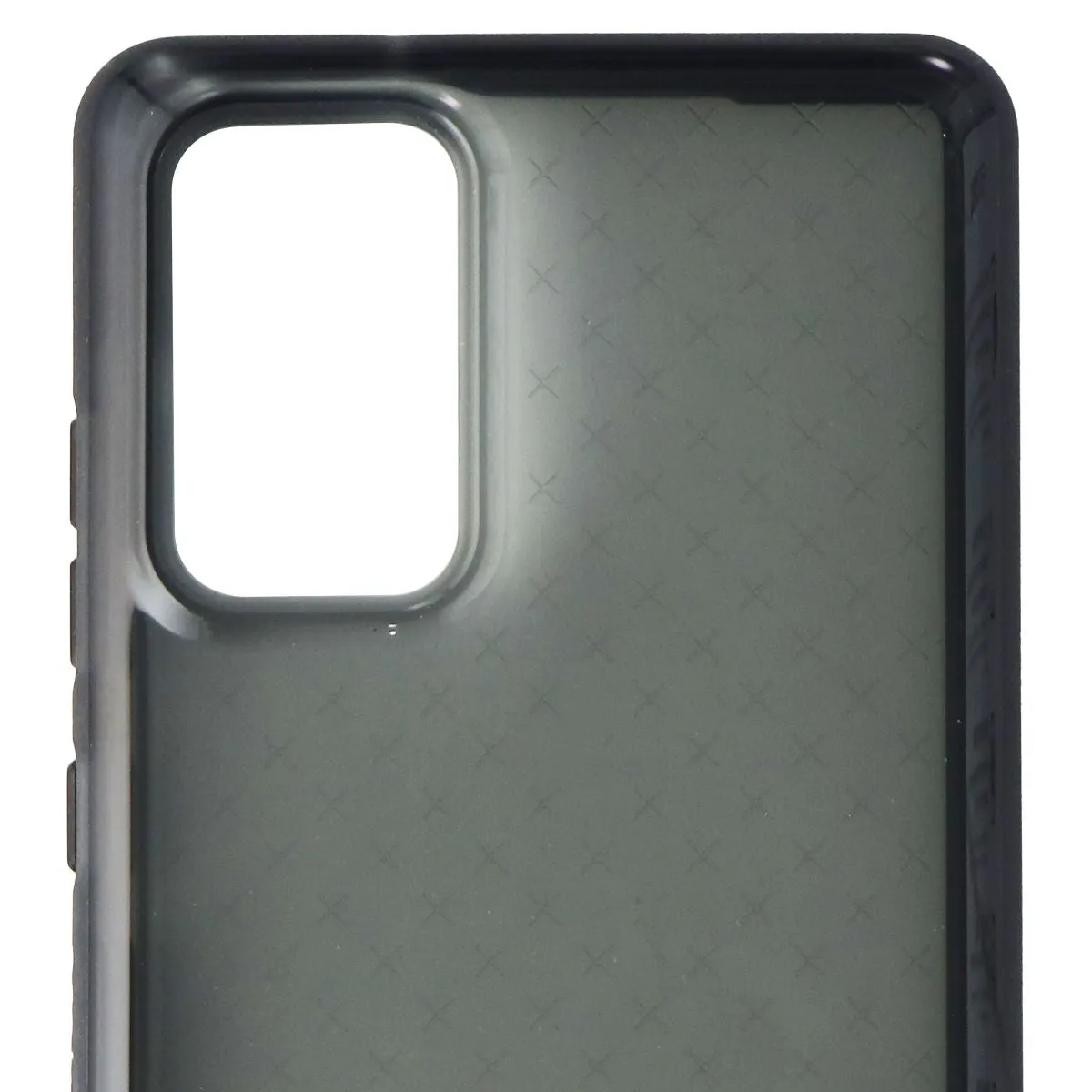Transparent Shell Tech21 Evo Check Series Gel Case for Samsung Galaxy Note20 - Smokey Black