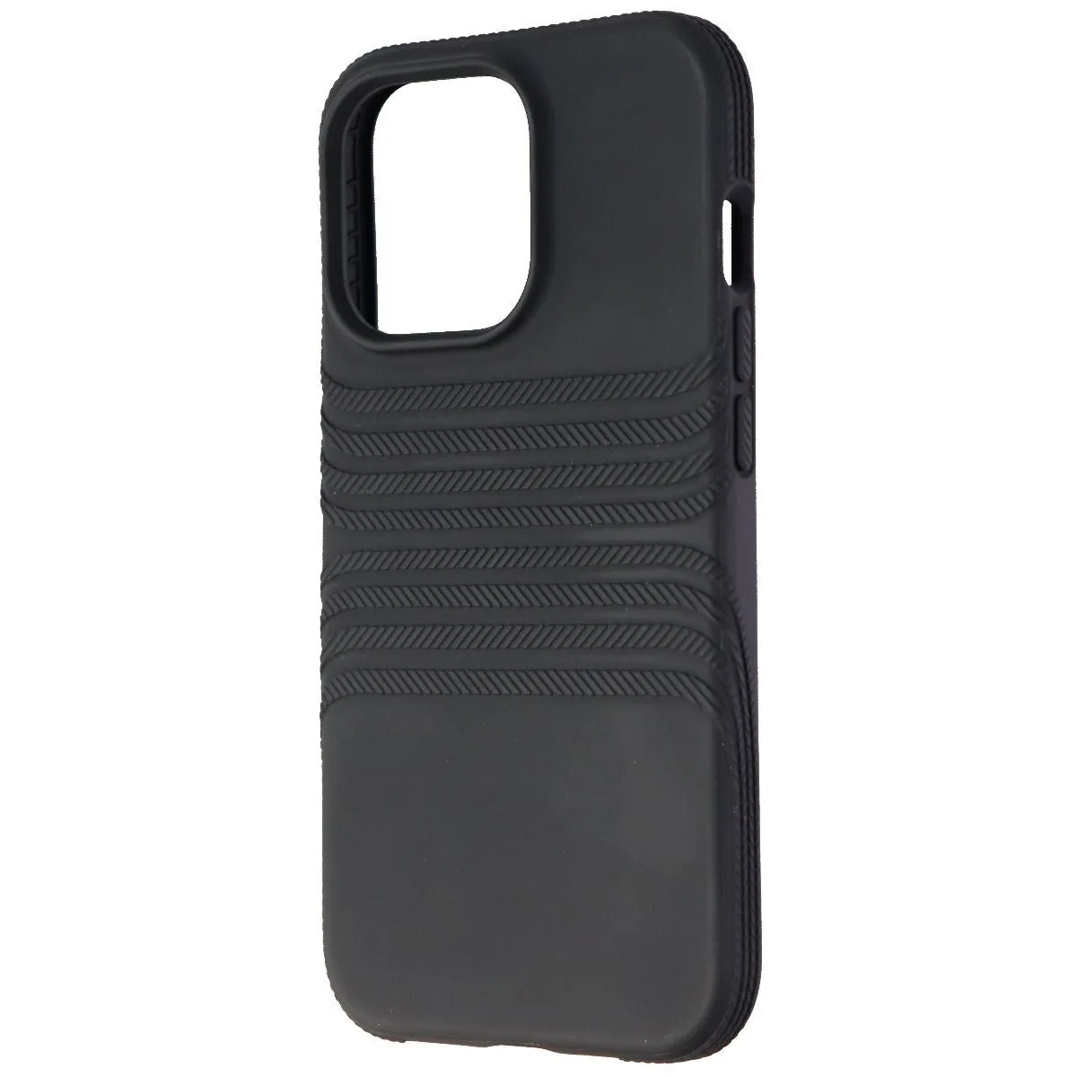 Slim Fitment Metal Texture Tech21 Evo Tactile Series Flexible Grip Case for Apple iPhone 13 Pro - Black
