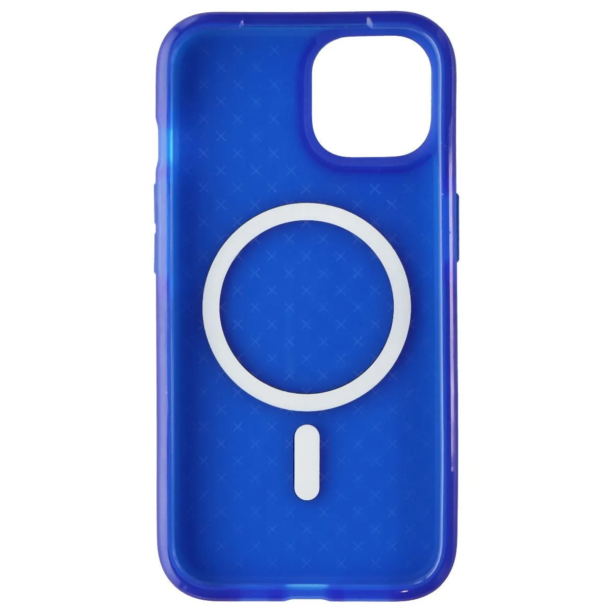 Tech21 EvoCheck Series Gel Case for MagSafe for Apple iPhone 14 - Blue Modern Frame
