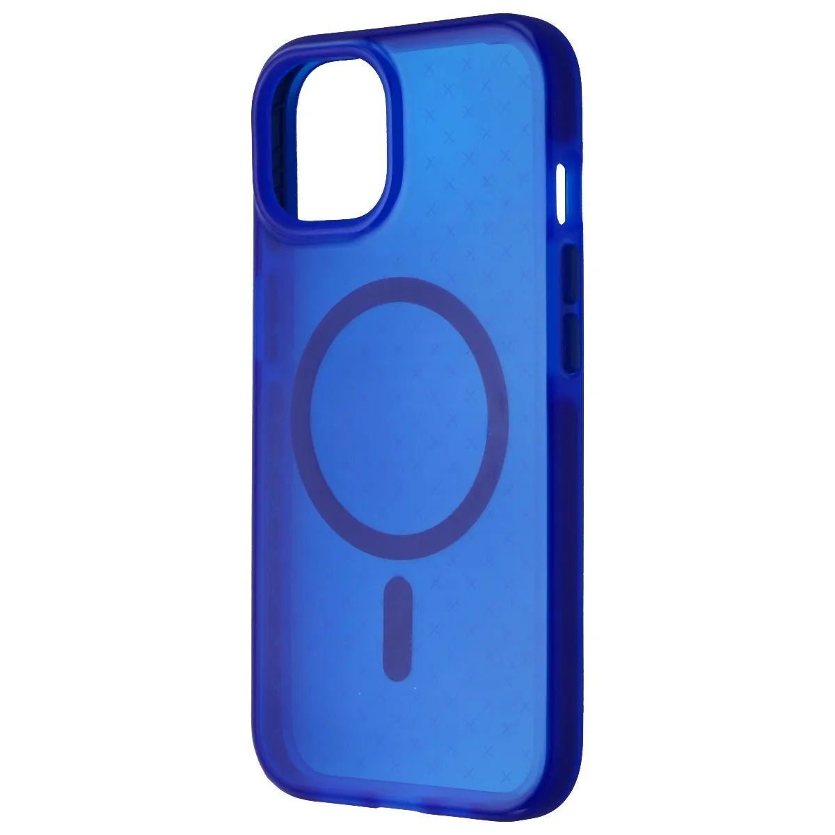 Sleek Profile Minimal Style Tech21 EvoCheck Series Gel Case for MagSafe for Apple iPhone 14 - Blue