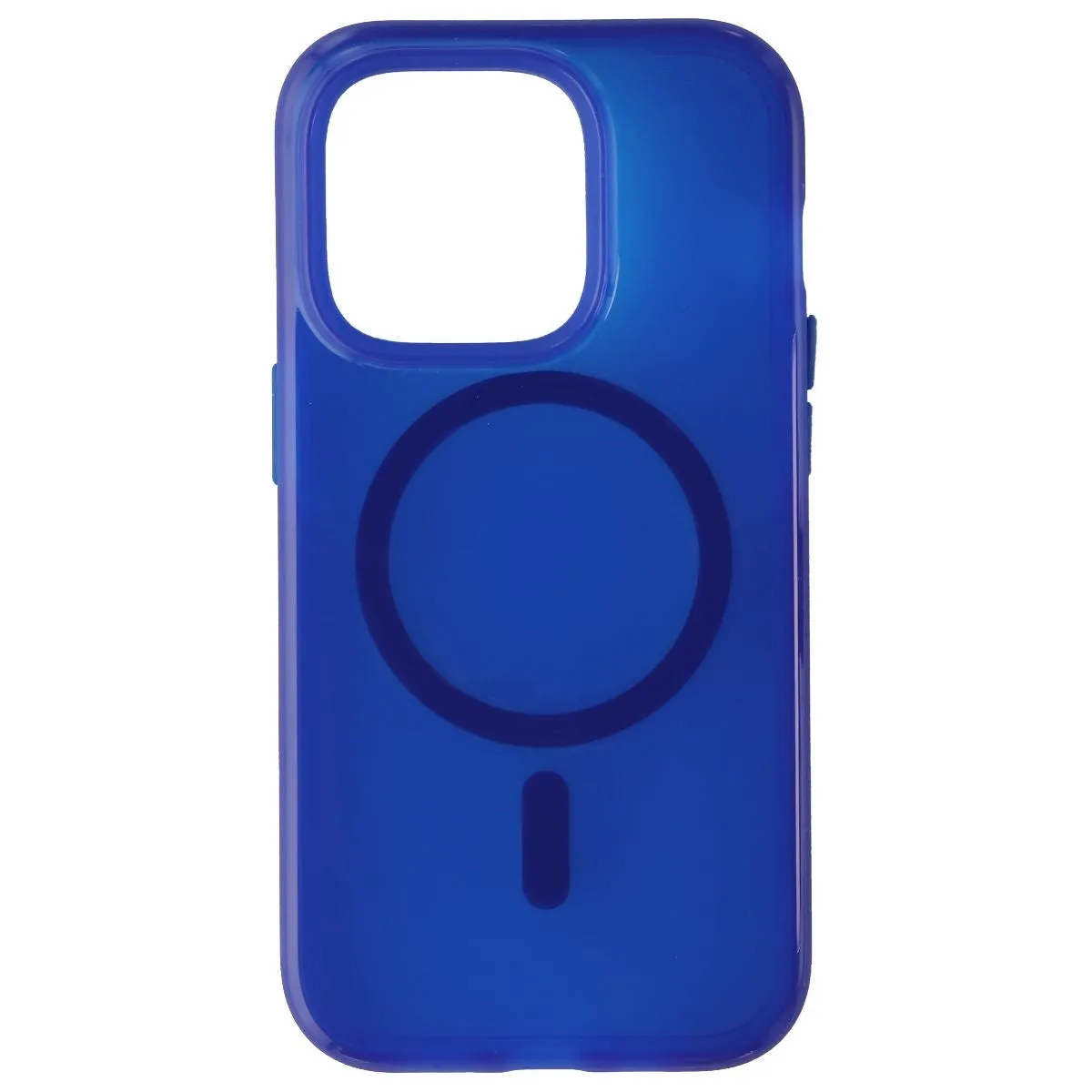 Tech21 EvoCheck Series Gel Case for MAGSAFE for Apple iPhone 14 Pro - Blue Clean Texture Work Essentials