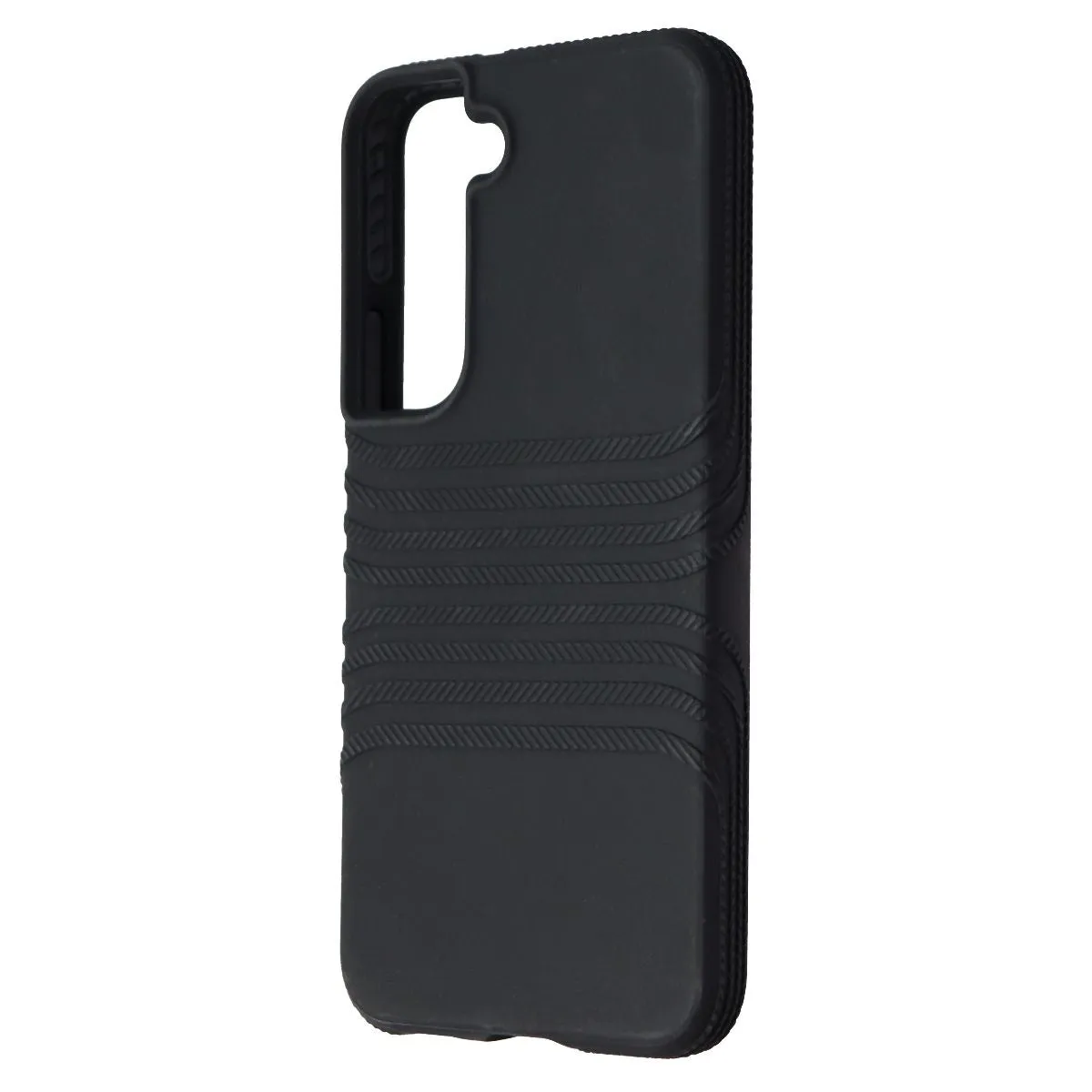 Modern Look Compact Grip Tech21 EvoTactile Series Gel Case for Samsung Galaxy S22 - Black