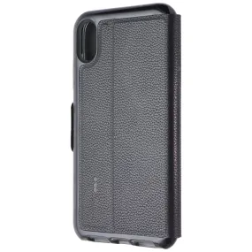 Elegant Surface Smooth Layer Tech21 EvoWallet Protective Folio Case for Apple iPhone XS Max - Black