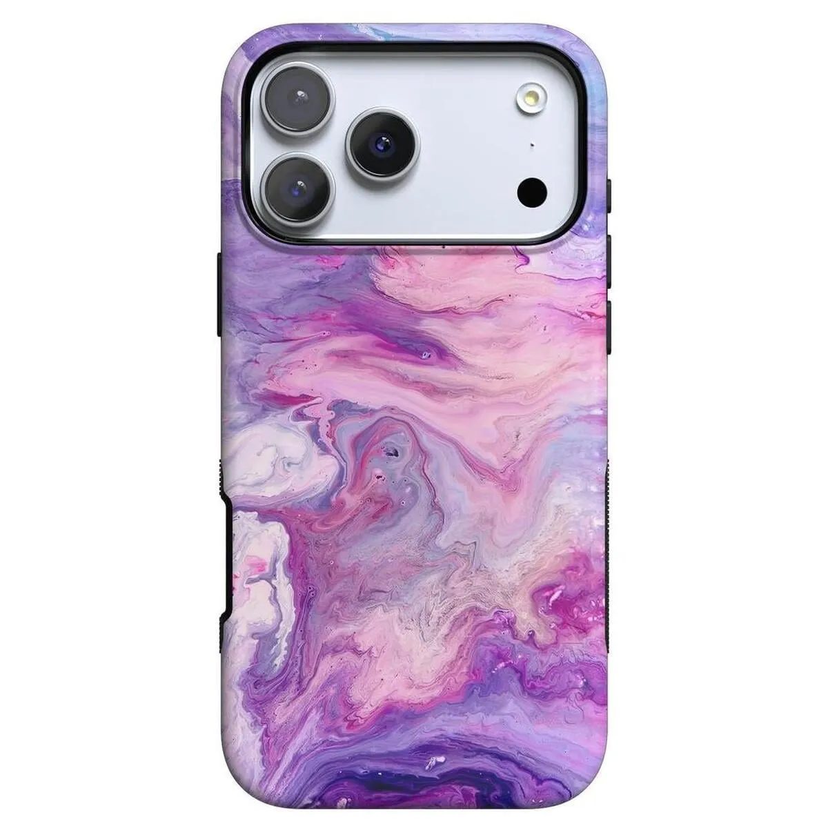 Refined Craftsmanship Tie Dying Over You | Purple Marble iPhone Case