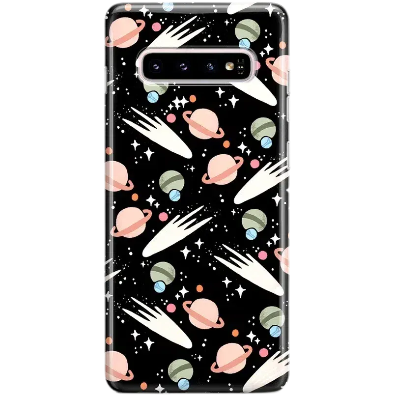 To The Moon & Back | Outer Space Samsung Case Colorful Design
