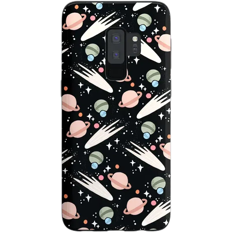 To The Moon & Back | Outer Space Samsung Case Hand Feel Luxury Texture Finish