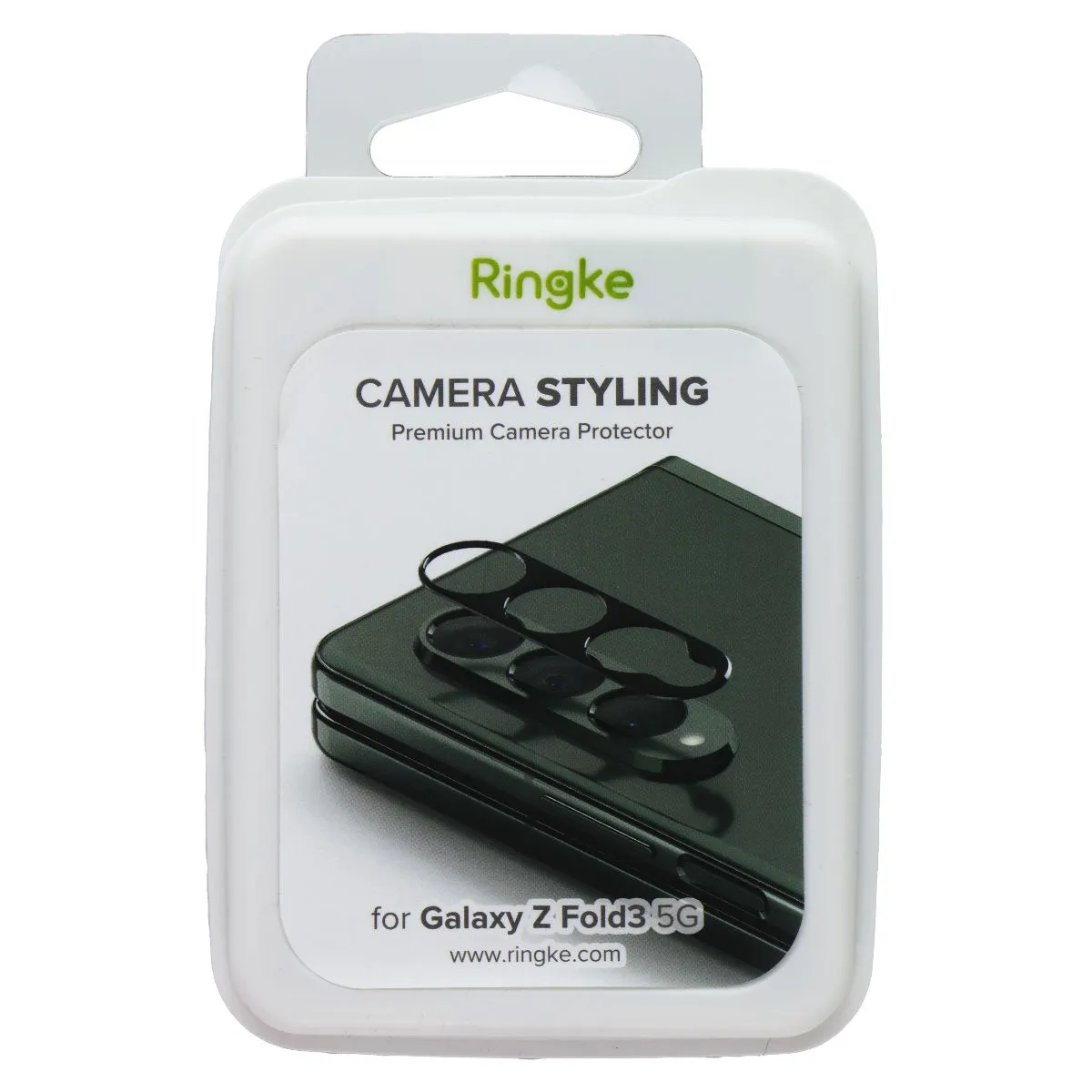 Ringke Camera Styling Protector for Samsung Galaxy Z Fold3 5G - Black Phone Display Guard