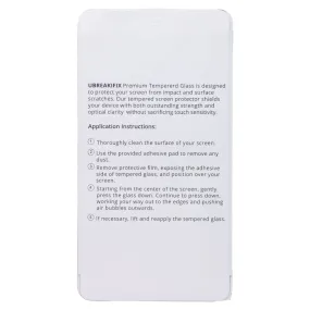 premium mobile guard Screen Care UBREAKIFIX Tempered Glass for Apple iPhone 12 Pro Max Crystal Clear (5 PK)