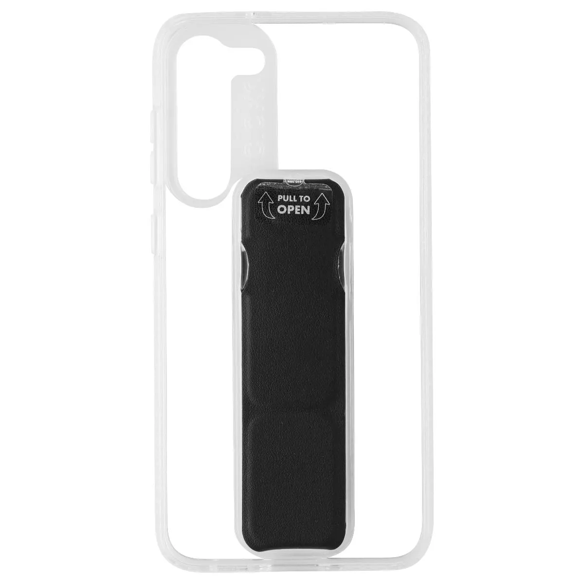 CLCKR Stand & Grip Series Case Samsung Galaxy S23 Plus - Clear/Black Durable Surface