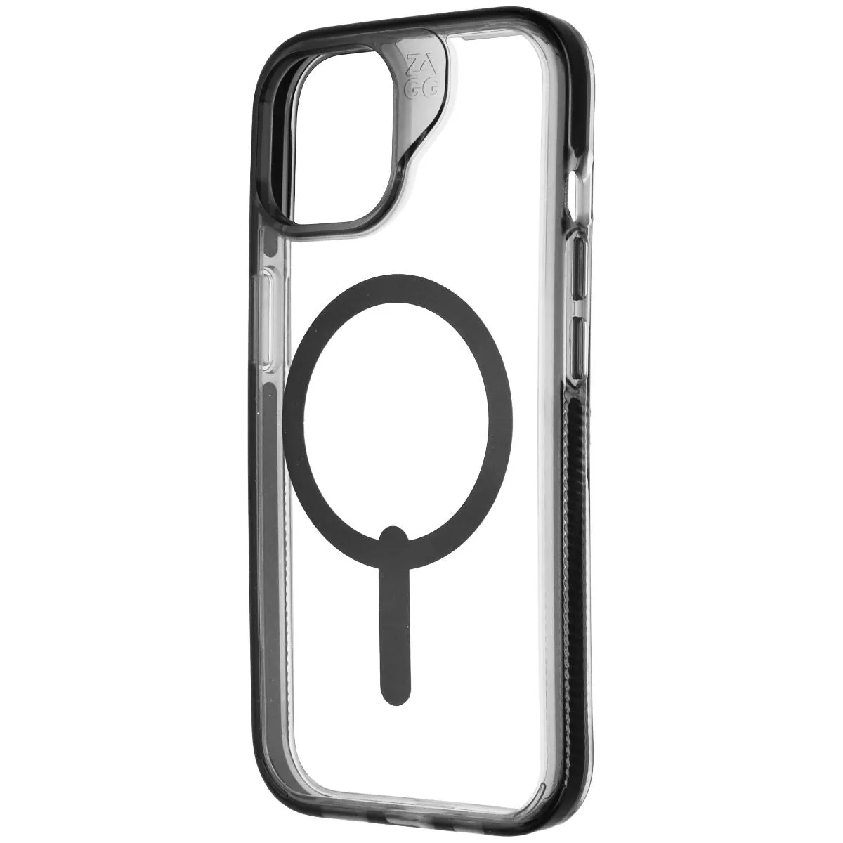 Comfort Detail Zagg Santa Cruz Snap Case for MagSafe for iPhone 15 / 14 / 13 - Clear / Black