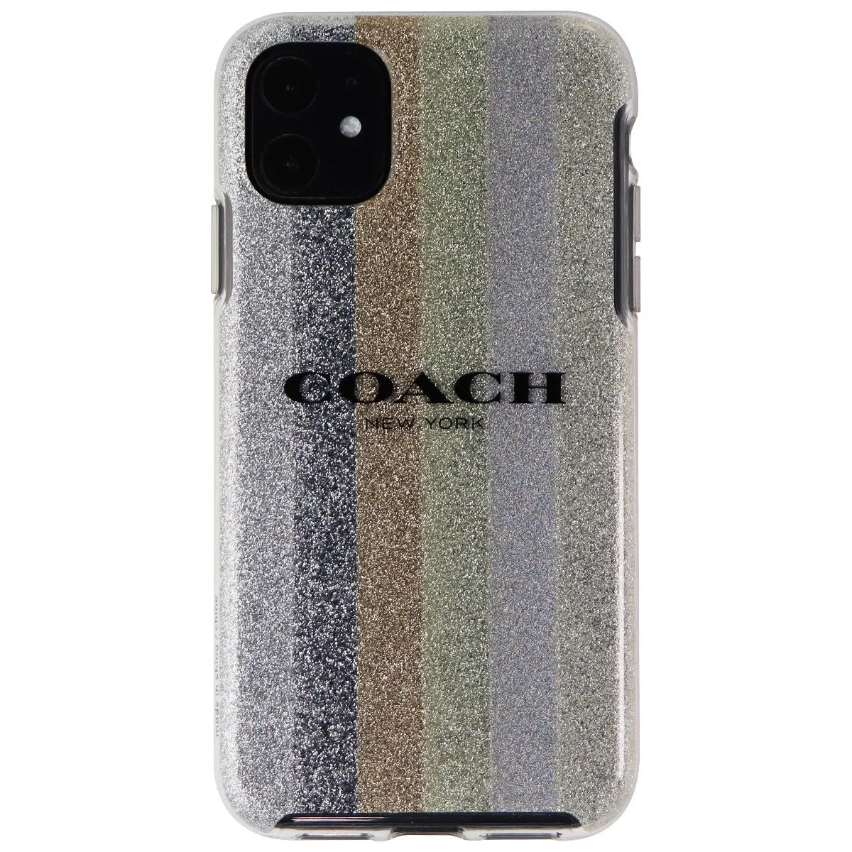 Coach Protective Case for Apple iPhone 11 (6.1-inch) - Glitter Americana Soft Shape