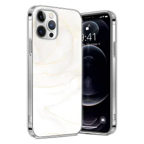Vivid Texture High protection White Marble Series Case - iPhone 13 Pro Max