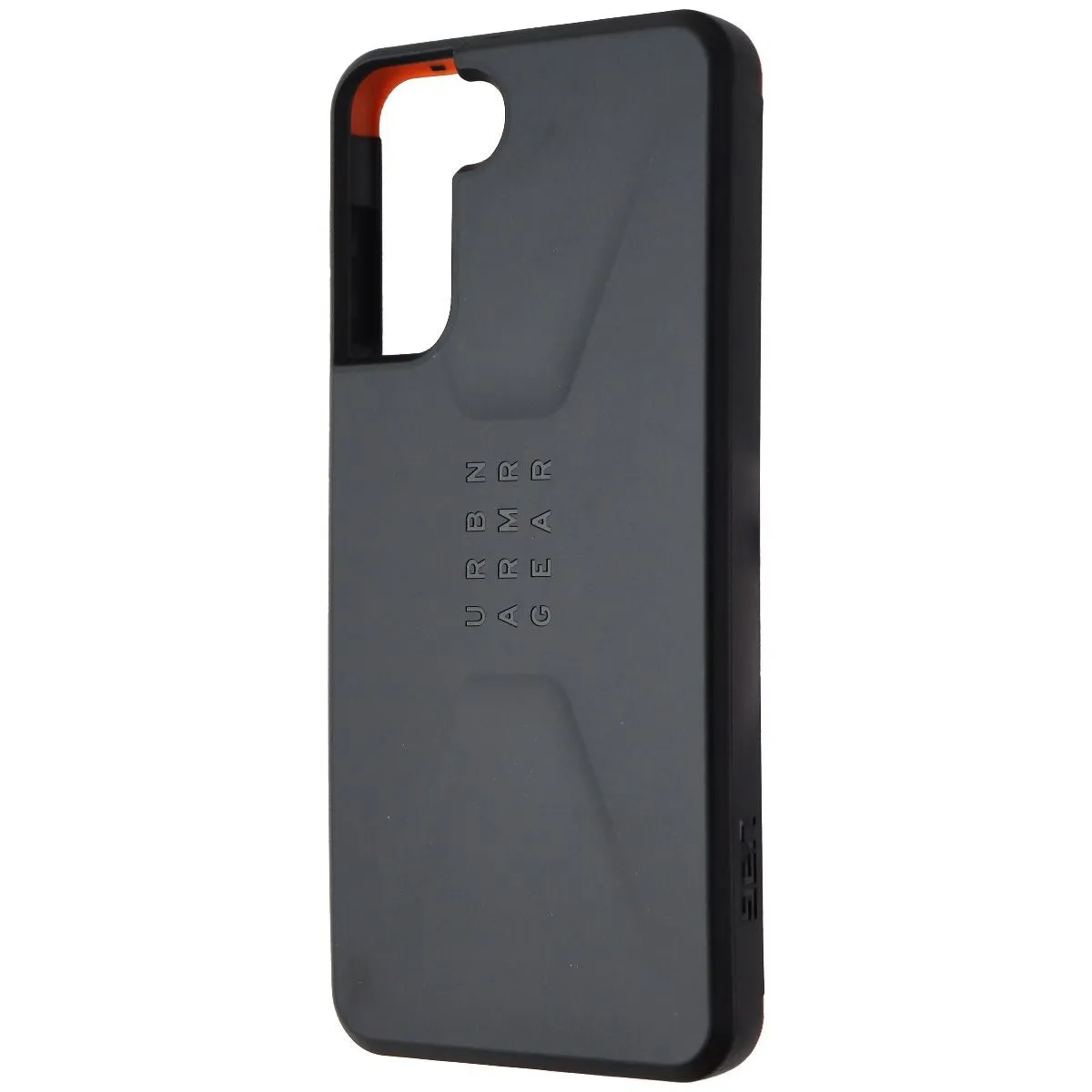 UAG Civilian Series Case for Samsung Galaxy (S21 ) 5G - Black/Orange Protective Design Compact Shape