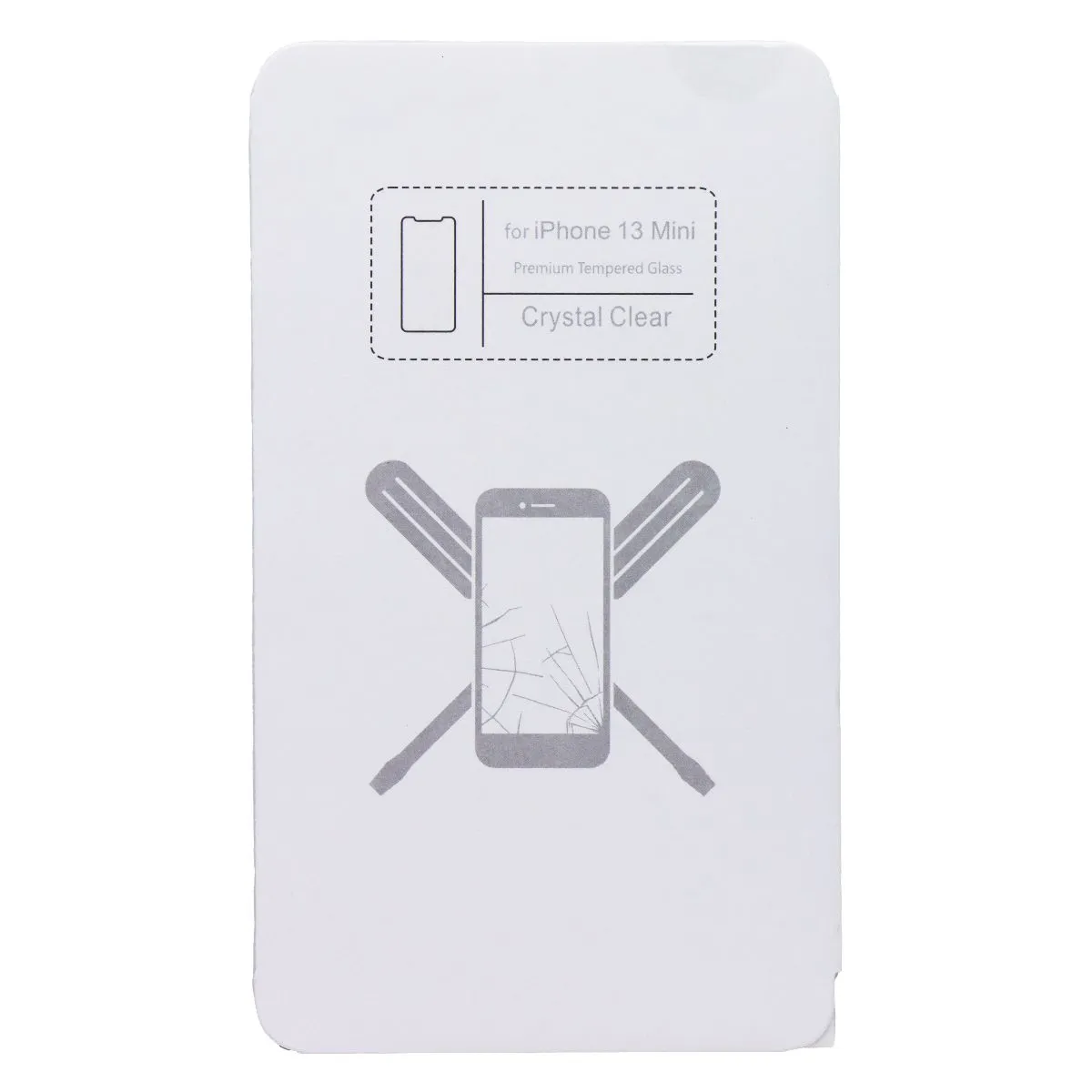 Protective Film Shield UBREAKIFIX Tempered Glass for Apple iPhone 13 mini Crystal Clear 5 PK