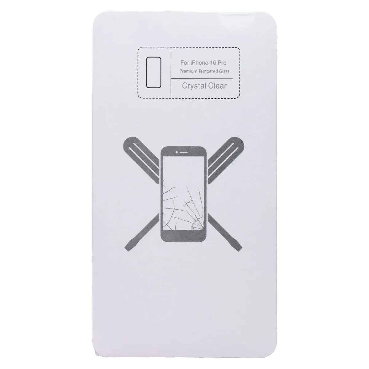 UBREAKIFIX Tempered Glass for Apple iPhone 16 Pro Crystal Clear 5 PK Crystal Protection