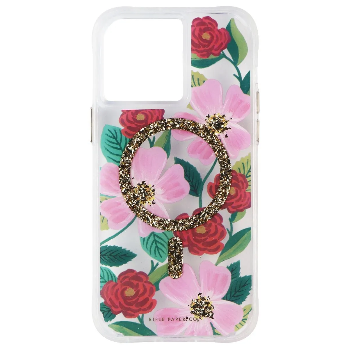 Rifle Paper Co. Protective Case for  MagSafe for iPhone 14 Pro - Rose Garden Glossy Pattern Functional Design
