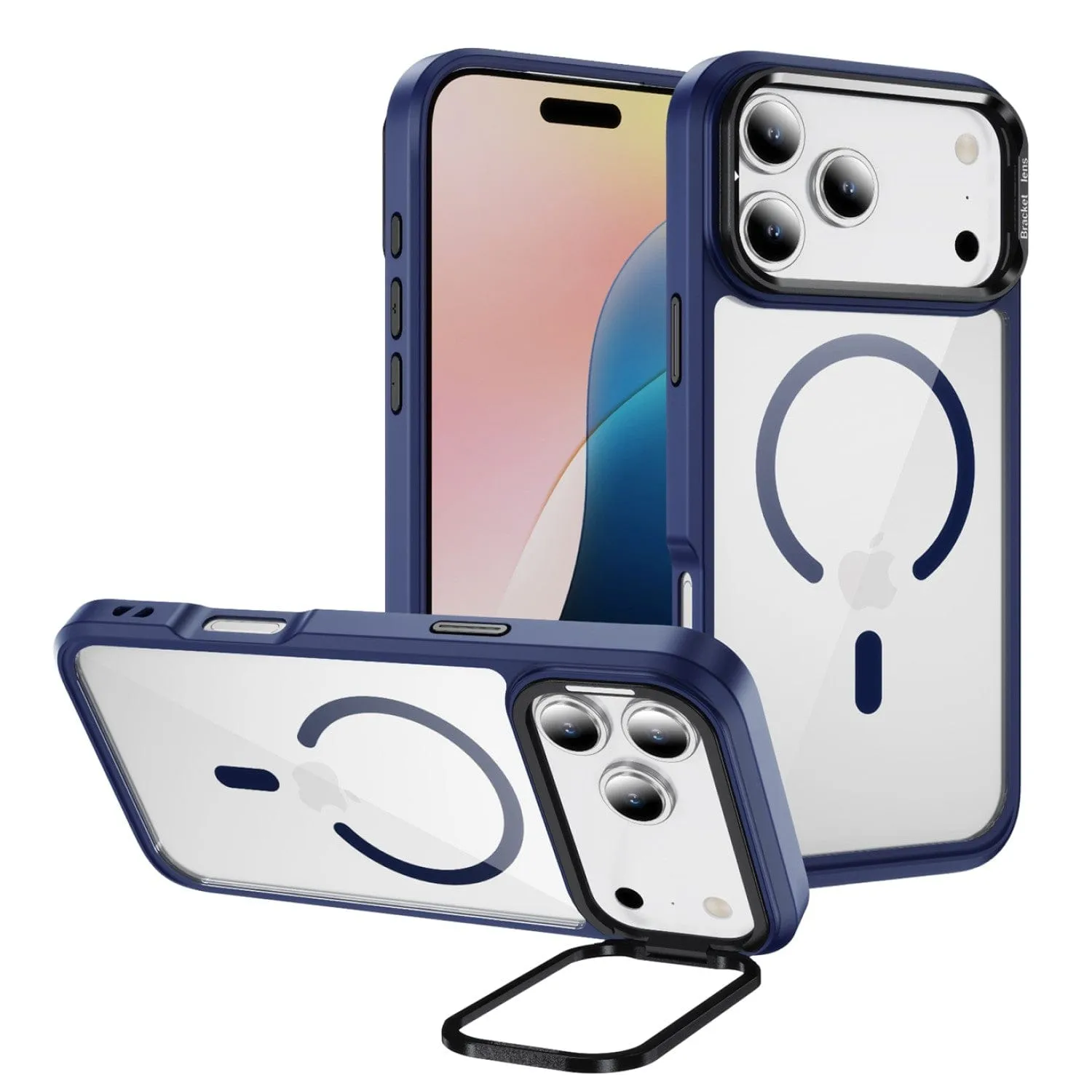 iPhone 17 Pro Max Clear Back Case - Durable, Kickstand, MagSafe | Raider ArmorPro Series Minimal Protection