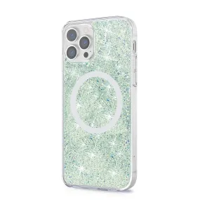 Textured Comfort Trendy Look Clear Sparkle Case - iPhone 13 Pro Max