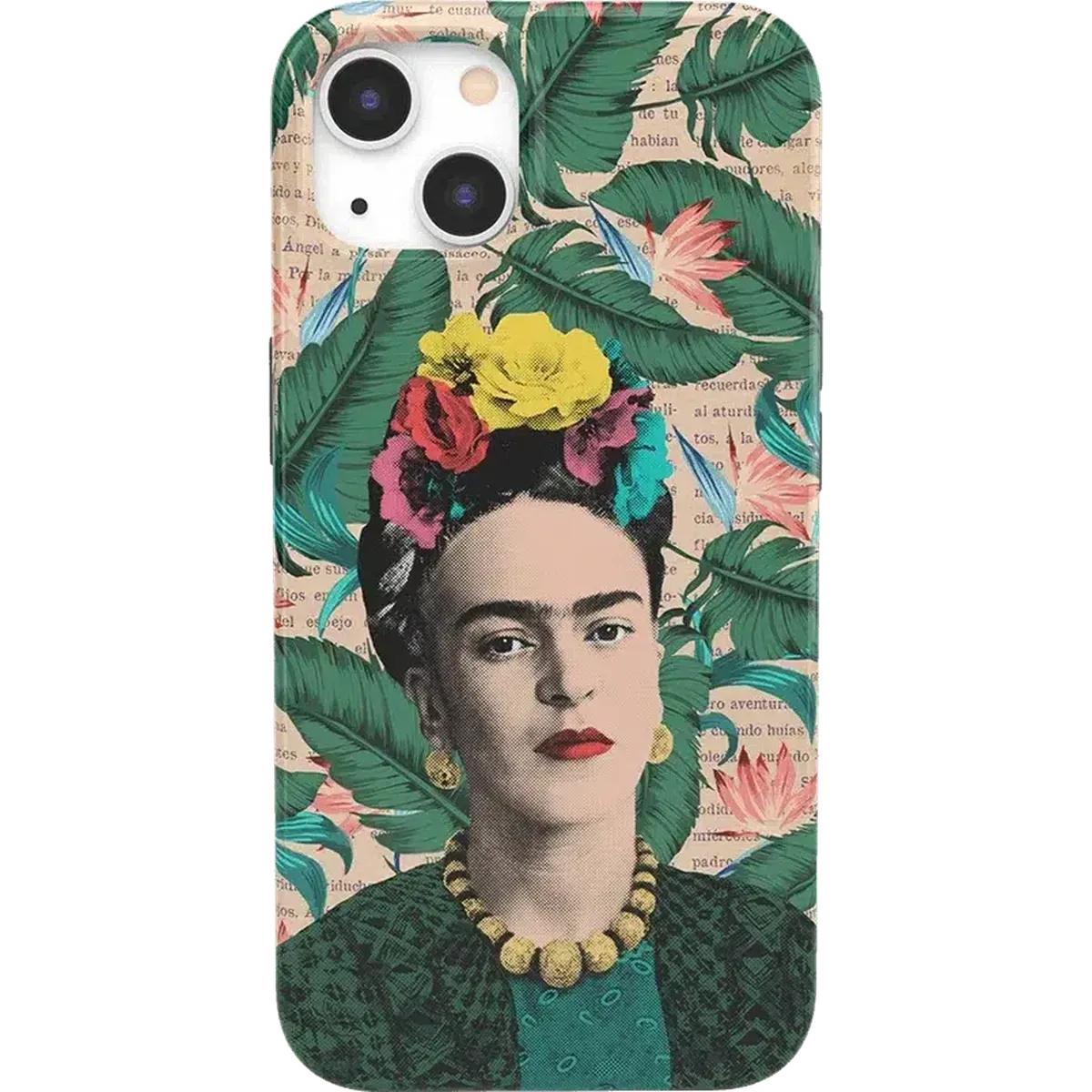 Find Your Muse | Frida Kahlo Portrait Floral Case Printed Graphic Durable Accessory