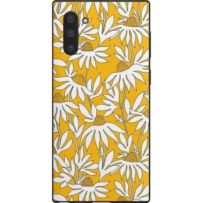 Matte Feel High End Look Wild About You | Yellow Floral Samsung Case