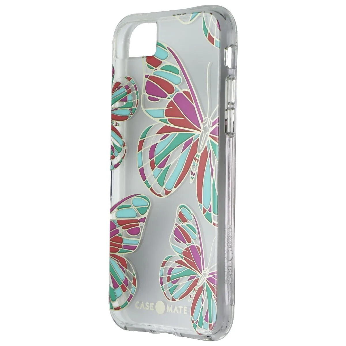 Case-Mate Print Hard Case for iPhone SE (3rd Gen)/SE (2020) - Butterflies Rugged Look Finish