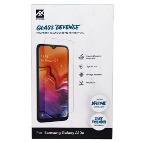 iFrogz Glass Defense Tempered Glass Screen Protection for Samsung Galaxy A10e Crystal Shield high transparency protector