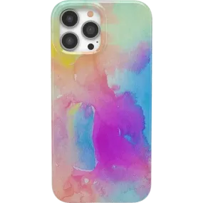 Ultra Protection Pro Painting in Pastels | Rainbow Watercolor Case Tablet Sleeve Max Armor protective everyday folio