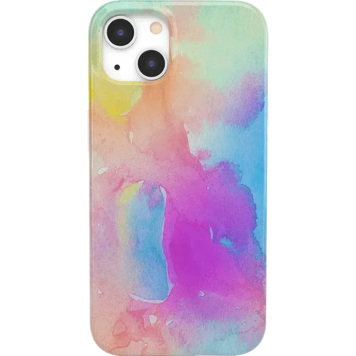 Ultra Protection Pro Painting in Pastels | Rainbow Watercolor Case Compact Utility