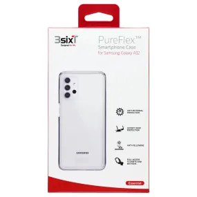 3SIXT PureFlex Series Case for Samsung Galaxy A32 - Clear Luxury Build Youth Style