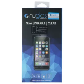 Nuglas Crystal Clear Tempered Glass for Apple iPhone 8 Plus / 7 Plus - Clear Screen Guard Elite Plus