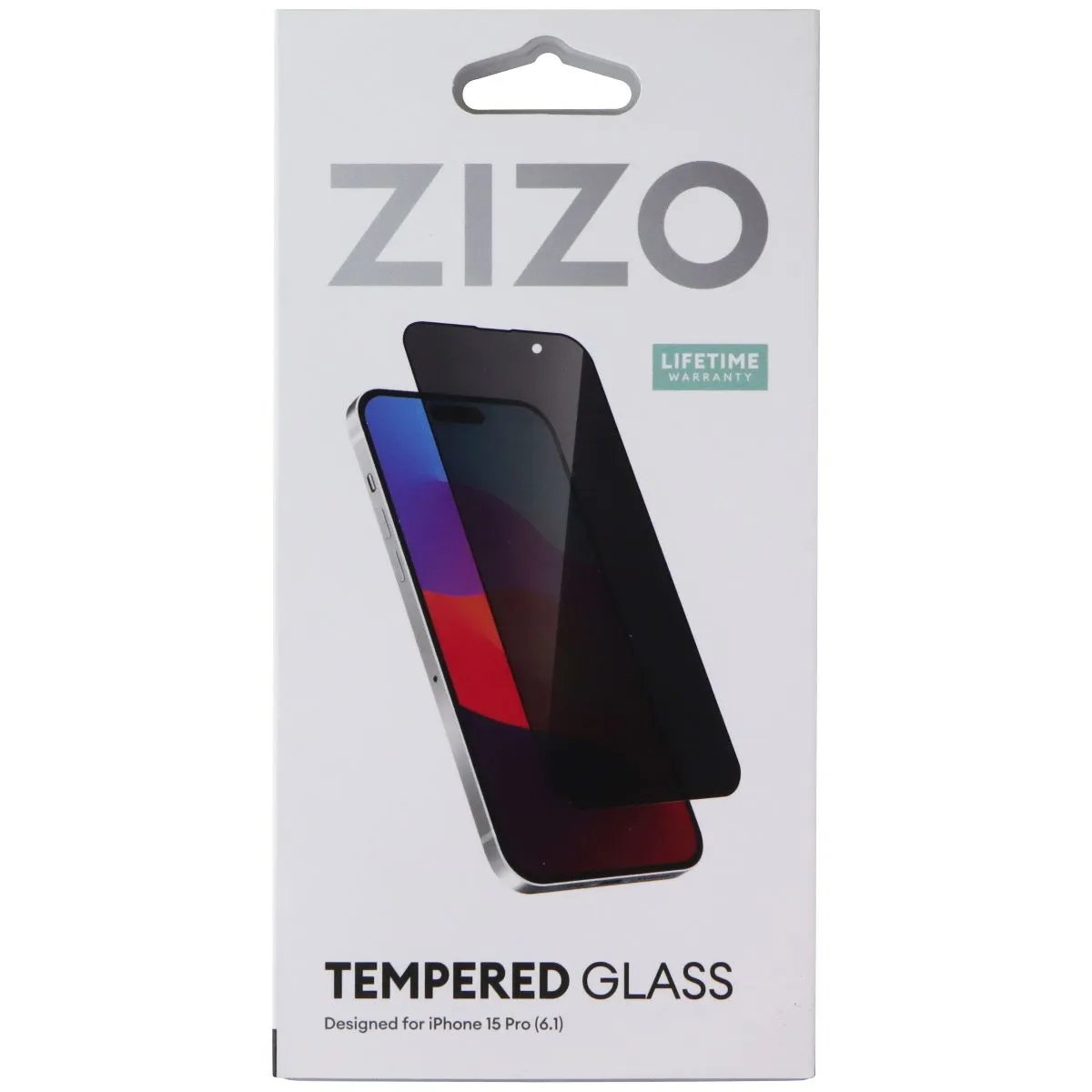 office laptop screen guard ZIZO Tempered Glass Screen Protector for Apple iPhone 15 Pro - Privacy