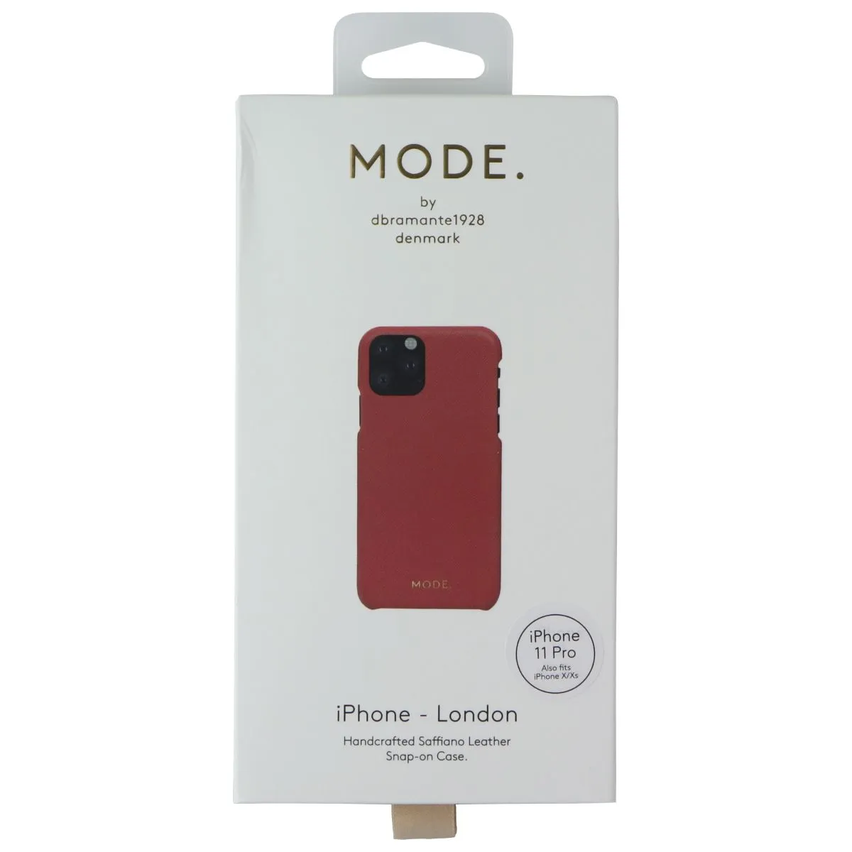 dbramante1928 MODE. London Case for Apple iPhone 11 Pro / Xs / X - Rusty Rose Minimal Feature