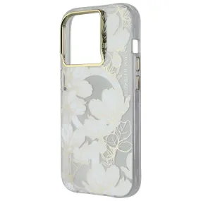 Refined Craftsmanship Elizabeth James Case for MagSafe for iPhone 15 Pro - Sunday in Soho Clear/Gold