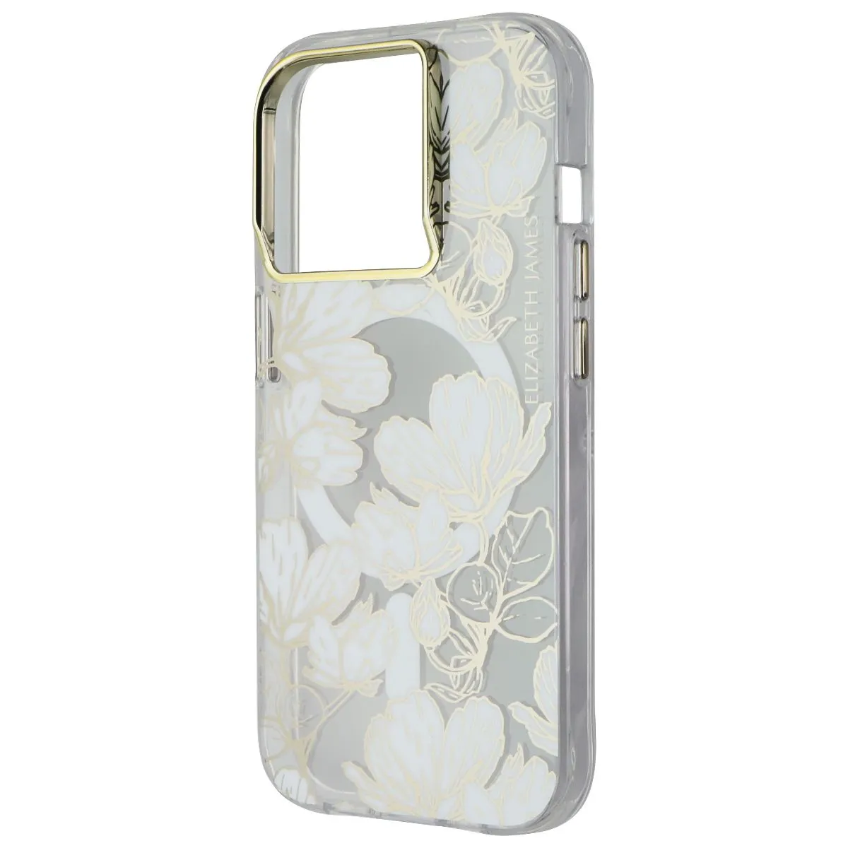 Refined Craftsmanship Elizabeth James Case for MagSafe for iPhone 15 Pro - Sunday in Soho Clear/Gold