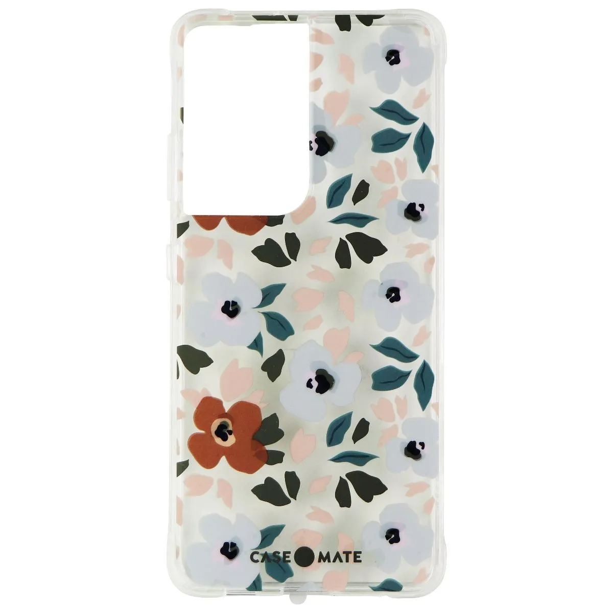 Case-Mate Prints Hardshell Case for Samsung Galaxy S21 Ultra 5G - Painted Floral Modern Grip Texture