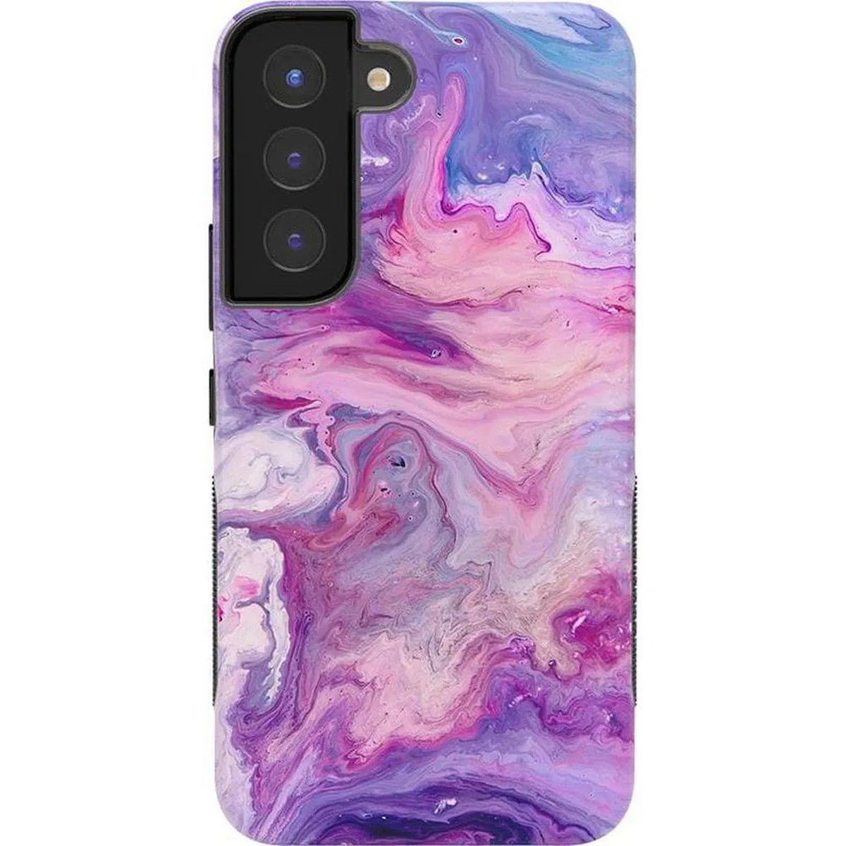 Stylish Finish Tie Dying Over You | Purple Marble Samsung Case