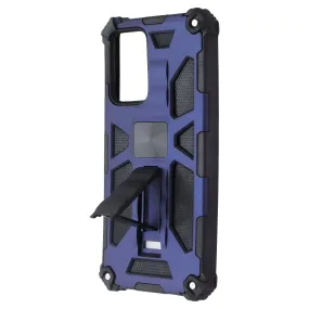 Elegant Design Layer MyBat Rugged Kickstand Case for Samsung Galaxy A52 5G - Dark Blue/Black