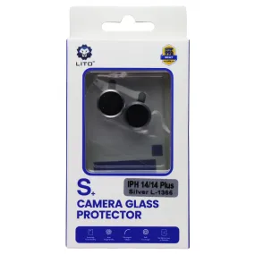 Screen Guard Ultra Elite Max Plus Scratch Blocker LITO S  Camera Glass Protector for Apple iPhone 14/14 Plus (L-1366) - Silver