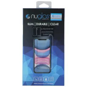 Tech Film Office Device Film Nuglas Crystal Clear Tempered Glass (Front   Back) for Apple iPhone X/XS - Clear