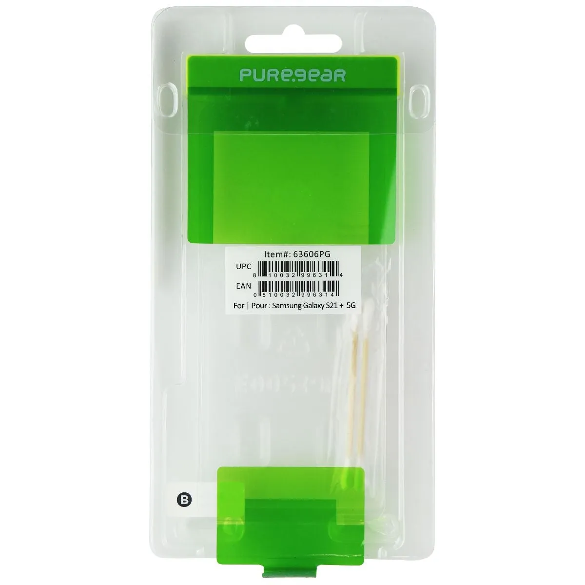 PureGear Tempered Glass Screen for Samsung Galaxy (S21 ) - Clear BULK 63606PG Durable Material Screen Protection Max