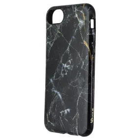 Soft Layered Design Unique London Back Case for Apple iPhone SE (2nd Gen) / 8 / 7 - Black Marble