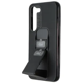 Soft coating CLCKR Stand   Grip Series Case for Samsung Galaxy S23 - Black