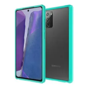 Venture Series Clear and Teal Hard-Shell Case - Samsung Galaxy Note20 Premium Surface