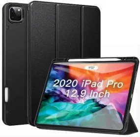 Venture Series Tri-Fold Rugged Case - iPad Pro 12.9" durable cover for tablets leather flip pad case