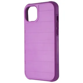 Verizon Rugged Case for Apple iPhone 14 Plus - Mulberry (Purple) Daily Carry Rugged Grip