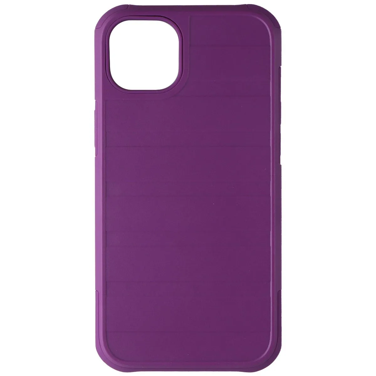 Printed Graphic Raised Bezels Verizon Rugged Case for Apple iPhone 14 Plus - Mulberry (Purple)
