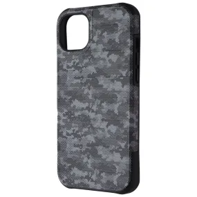 Verizon Rugged Series Case for Apple iPhone 14 Plus - Black Camo Rugged Edge Texture