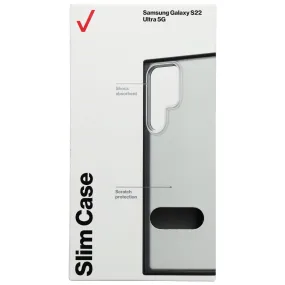 Verizon Slim Sustainable Series Case for Samsung Galaxy S22 Ultra 5G - Black Grip Control