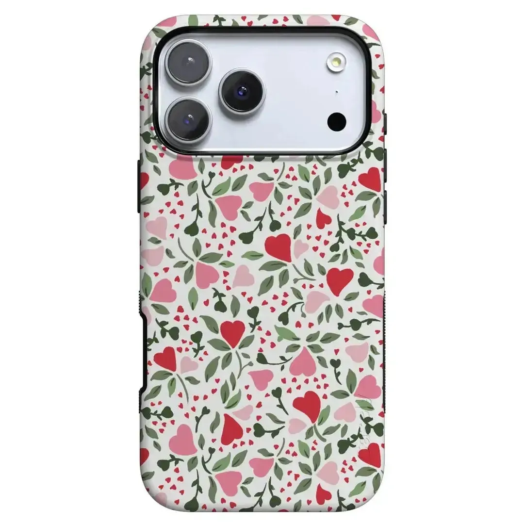 Vines of Love | Floral Heart Case Protective Gear Minimal Protection