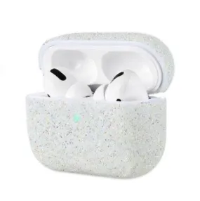 compact commuter pastel travel protector White Sparkle Case - Apple AirPods Pro (1st Generation)